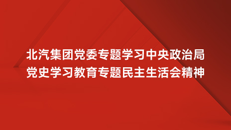抖圈集团党委专题学习中央政治局党史学习教育专题民主生活会精神